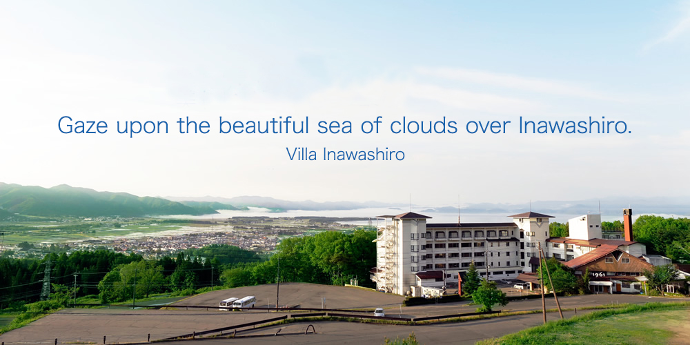 Marvel at the beautiful Inawashiro Lake with its sea of clouds